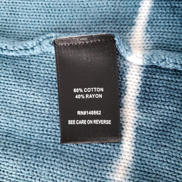 Torrid Tie Dye Open Front 3/4 Dolman Sleeve Blue Long Cardigan - Picture 11 of 12